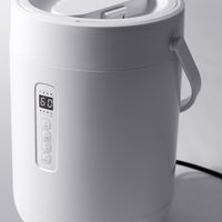 YAMAZEN 上部給水 加湿器 スチーム式 急速モード搭載 2.8L 500ml 3段階 KS-GC282(W) 1個