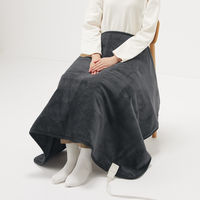 無印良品 羽織れる電気ブランケット チャコール MJ-EHB13CHAP 良品計画