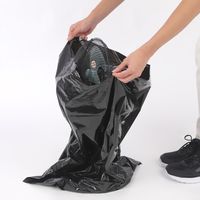 ゴミ袋 黒 低密度 45L 箱入り 6箱（600枚:100枚入×6）厚さ：0.020mm 伊藤忠リーテイルリンク