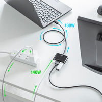 サンワサプライ USB Type C-HDMI変換アダプタ(4K/PD対応/USBハブ付) AD-ALCPHDPD02 1個（直送品）