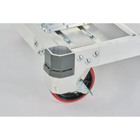 長谷川工業 アルミ運搬台車 イットン台車4輪ミニ FC4-0775 1台（直送品）