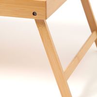 折り畳みバンブーテーブル ナチュラル LAKOLE/ラコレ