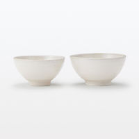 無印良品 美濃焼 飯碗 丸型 大 白釉 約直径13cm 良品計画