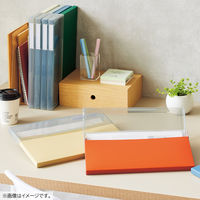 Mutual コングレスケース ファイル 書類収納 書類ケース 資料整理 コピー用紙150枚収容可能 A4・ヨコ アイボリー A2071-16 1冊