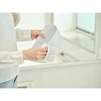 バスボンくん抗菌 はさめるスポンジ Wポケット ホワイト 1個 山崎産業