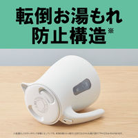 タイガー魔法瓶 蒸気レス電気ケトル PCV-A120WM 1台