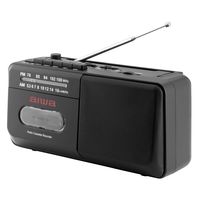 アイワマーケティングジャパン ラジオカセットプレーヤー ラジカセ 電池式 AM/FM(ワイドFM) GAA4-RCP0004(BK) 1台