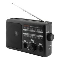 アイワマーケティングジャパン ポータブルホームラジオ 乾電池/電源コンセント式 AM/FM(ワイドFM対応) GAA4-PHR0001(BK) 1台