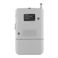 アイワマーケティングジャパン ラジオ ポータブルポケット型 電池式 AM/FM(ワイドFM対応) GAA4-PPR0001(SV) 1台