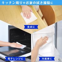 除菌の激落ちくん アルコール ウェットシート 食卓・冷蔵庫・電子レンジに アルカリ電解水 1セット（1パック（30枚入）×5）レック