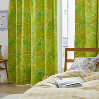 【軒先渡し】スミノエ DESIGN LIFE edi15 スミノエ カーテン ハミングビー グリーン 4549781322148 1枚（直送品）