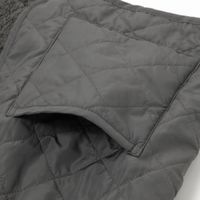 ショートベスト チャコール LAKOLE/ラコレ