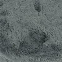 ファブリックスツール（ファー） グレー LAKOLE/ラコレ