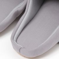 【LAKOLE/ラコレ】 帆布スリッパ ライトグレー L（25～27cm）