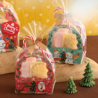 【クリスマス】ヘッズキャンディケーン風ラッピングピックー1X-WPC11袋（10本）