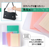 プラス イトオシ カードケース PP製 L判写真サイズ クリアー 91522 1セット（1パック（2枚入）×5）