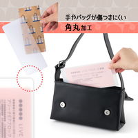 プラス イトオシ クリアーホルダー チケットサイズ クリアー 91536 1セット（1パック（5枚入）×5）