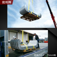 フリーク ベルトスリングE型 使用荷重1200kg 幅35mm 長さ1m 561435 1本