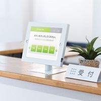 サンワサプライ 10.2インチiPad用 卓上スタンド 幅266×奥行150×高さ237mm CR-LASTIP27W 1台（直送品）