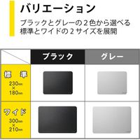 エレコム シンプルマウスパッド/標準サイズ/ブラック MP-BF02BK 1個（直送品）