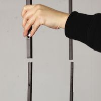 スパイス ジョセフアイアン ハンガーラック スリム 組立式 DTFF9220 1個（直送品）