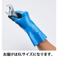 【ニトリル手袋】 ショーワグローブ ニトローブW＋ No.378 ブルー XL 1双