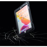 サンワサプライ iPad 10.2インチ　前面保護フィルター付耐衝撃ケース PDA-IPAD1620BK 1個（直送品）