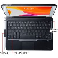 ワイヤレスキーボード　無線　Bluetooth　パンタグラフ　タッチパッド内蔵　コンパクト　ブラック　SKB-BTIPAD2BK　サンワサプライ　1個