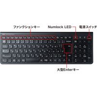 ワイヤレスキーボード　無線マウスセット　パンタグラフ　コンパクト　ブラック　SKB-WL31SETBK　サンワサプライ　1個（直送品）
