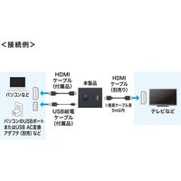 サンワサプライ 4K対応HDMI手元ON/OFFスイッチ SW-HDMI 1個（直送品）