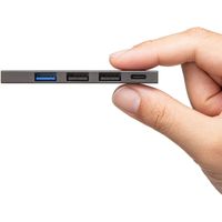 サンワサプライ USB Type-C コンボ スリムハブ USB-3TCH21S 1個（直送品）