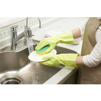 【ビニール手袋】 ショーワグローブ ナイスハンドミューうす手 NHMIU-MG グリーン 1双