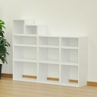 エイ・アイ・エス オープンラックシステム 幅500×奥行300×高さ400mm オークホワイト OPR-5040 OKWH 1台（直送品）