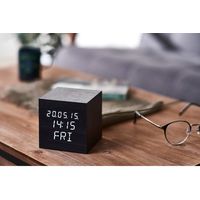 アイリスオーヤマ デジタル置時計 ICW-02W-B 1台