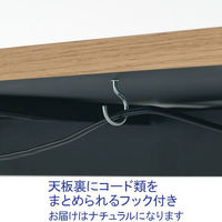 ジャーナルスタンダードファニチャー コンパスレッグデスク 平机 幅800×奥行550×高さ720mm ナチュラル 278308 1台（取寄品）