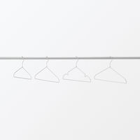 まとめ買いセット 無印良品 アルミ洗濯用ハンガー 約幅42cm 3本組 1セット（1個（3本組）×20） 良品計画