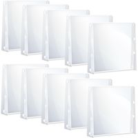 プラス 飛沫防止 卓上パーティション （飛沫対策） 幅582×奥行120×高さ601mm 半透明 1セット（10台入）（直送品）