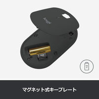 無線（ワイヤレス）マウス BluetoothまたはUSB小型レシーバ接続/静音/3ボタン/M350GR 1個 ロジクール Logicool
