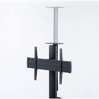 サンワサプライ 32～65型対応 回転機能付ディスプレイスタンド モニタスタンド 幅890×奥行760×高さ2157mm ブラック 1台（直送品）