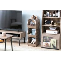 アイリスオーヤマ アイアンウッドボックス 3個セット ブラック/アッシュブラウン IWB3-222 1個