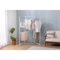 アイリスオーヤマ 折りたたみ物干し　３連タイプ　ホワイト OTM-150 1台（直送品）