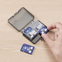 エレコム SDケース/4枚収納/SD CMC-06NSD4 1個