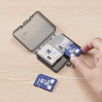 エレコム SDケース/4枚収納/SD/microSD CMC-06NMC4 1個
