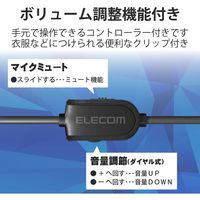 ヘッドセット 両耳 オーバーヘッド 4極ミニプラグ接続 40mmドライバ ブラック HS-HP30TBK エレコム 1個（直送品）