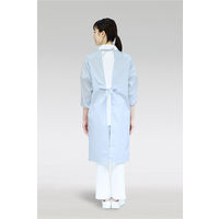 住商モンブラン 男女兼用 袖付エプロン サックス 84-303 1枚