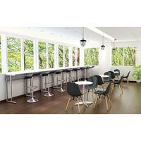 【軒先渡し】Y2K Akira スタンディングデスク 幅800×奥行450×高さ1000mm ホワイト WDH-0845-WH 1台（直送品）