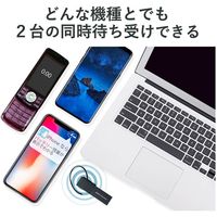 エレコム Bluetoothヘッドセット/HS20シリーズ/Type-C端子/ブラック LBT-HSC20MPBK 1個