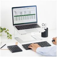 エレコム ノートPCスタンド/アルミ合金/高さ15cm/組み立て式/シルバー PCA-LTSAH15SV 1個