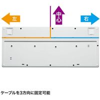 サンワサプライ コンパクトキーボード(テンキー無し・ホワイト) SKB-KG3WN2 1個