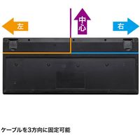 サンワサプライ コンパクトキーボード(テンキー無し・ブラック) SKB-KG3BKN2 1個